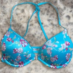 Gilly Hicks Front closure racerback padded push up